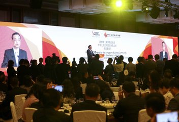 应新加坡商界领袖请求 李克强千人晚宴致辞不用讲稿