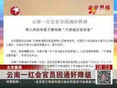 云南一官员与人通奸被降级不双开 专家:是为治病救人