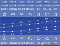 暂别晴冷春意渐进 申城下周回暖最高温将达19℃