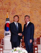 杨洁篪会见韩国总统文在寅