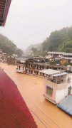 洪水冲击闽粤交界乡村