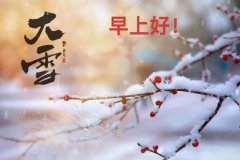 与飞雪共舞
